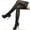 Black, variant on Women Ladies Cute Lace Top Silicone Band Stay Up Thigh High Stockings Pantyhose