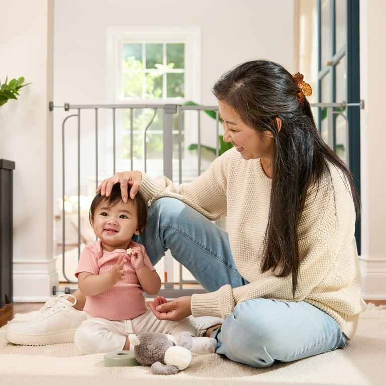 Regalo Easy Step 49 Inch Extra Wide Baby Gate Includes 4 Inch and 12 Inch Extension Kit 4 Pack of Pressure Mount Kit and 4 Pack of Wall Mount Kit Walmart
