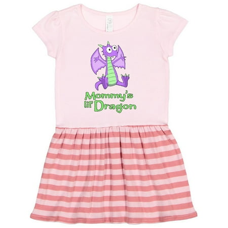 

Inktastic Mommy s Lil Dragon Gift Toddler Girl Dress