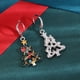 thumbnail image 4 of Pendientes para mujer, regalos para mujer 2025, pendientes de moda navideños para mujer, pendientes únicos, pendientes festivos, joyería decorativa, pendientes de metal., 4 of 5
