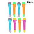 thumbnail image 4 of KAKOWELY microphone model toy 8Pcs Children Microphone Models Toys Plastic Candy Color Microphone Musical Toys Party Performance Toy (Random Color)5.71"X1.46"X1.46", 4 of 5