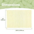 thumbnail image 2 of BambooMN Bamboo Placemat/Sushi Rolling Mat - 18.75" x 13" - Natural, 4 Pcs, 2 of 5