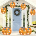 thumbnail image 6 of PVC Inflatable Easter Egg Decoration, Large Blow-up Festive Ornament for Home, Yard, Garden and Party, Waterproof Outdoor Decor to Create Strong Easter Holiday Atmosphere, 10.6*13.8in, Orange, 6 of 6