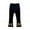 Black, variant on Girls' Lined Bottoms Winter Warmth Cozy Pants For Girls Footless Ruffled Tights Girls Cargo Pants
