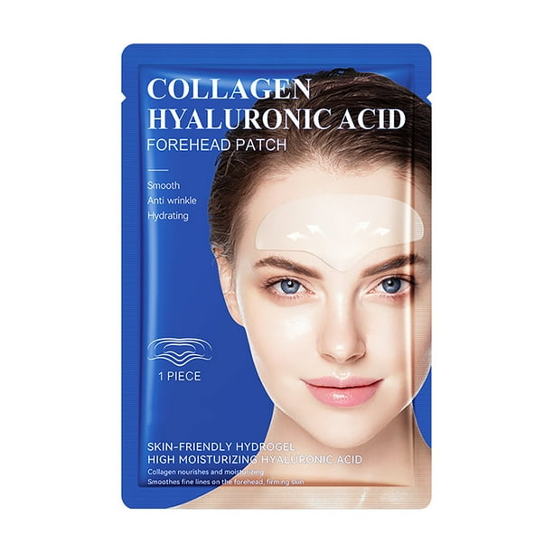 Paquete de 10 parches antiarrugas de hidrogel con colágeno y proteínas, almohadillas para la frente, 30 ml, cuidado de la piel.