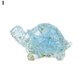 thumbnail image 2 of Fusipu Artificial Tortoise Ornament Faux Crystal Figurine Artificial Tortoise Miniature Statue for Car Home Office Decoration Tortoise Sculpture, 2 of 8
