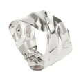 thumbnail image 1 of Pulsera abierta Yuyangstore Brazalete decorativo minimalista Estilo B Plata, 1 of 8