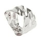 thumbnail image 1 of Pulsera abierta con diseño asimétrico, ancha y elegante. Estilo B Plata, 1 of 9