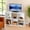 White, variant on Atilioo 8 Cube Storage Organizer, Open Bookcase, Space-Saving Display Shelf with Removable Back Panels, Easy Assembly, Black