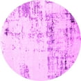 thumbnail image 1 of Ahgly Company Indoor Round Oriental Pink Industrial Area Rugs, 3' Round, 1 of 4