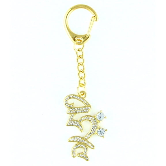 Bejeweled HRIH Seed Syllable Keychain Amulet