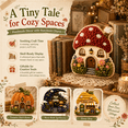 thumbnail image 6 of Whimsical Village 3D Fabric Poke Art Kit, 3D Fabric Embroidery Art Kit for Adults, Cottage Village DIY Poke Craft with No Sew Technique, Handmade Wall Decor Hobby Gift, 6 of 6