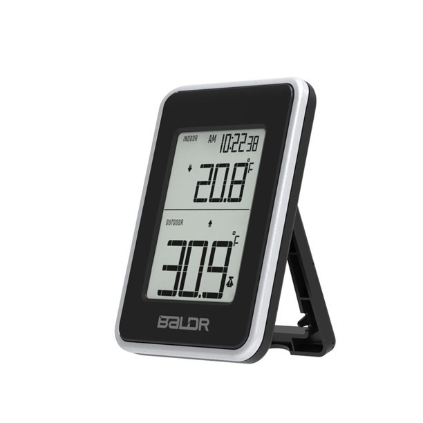 Termómetro Multifuncional Reloj Despertador Digital Medidor De Temperatura Inalámbrico Para Interiores Y Exteriores Reloj Electrónico Noticed HA026295-01