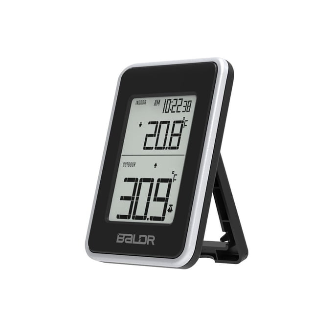 Termómetro Multifuncional Reloj Despertador Digital Medidor De Temperatura Inalámbrico Para Interiores Y Exteriores Reloj Electrónico Vogacara HA026295-01