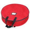 thumbnail image 5 of Primode Bolsa De Almacenamiento Para Coronas De Navidad De 24.0 In – 2 Unidades De Recipientes Para Coronas Artificiales – Soporte Para Coronas De Navidad – Asas Resistentes – Correas Interiores – Ran, 5 of 5