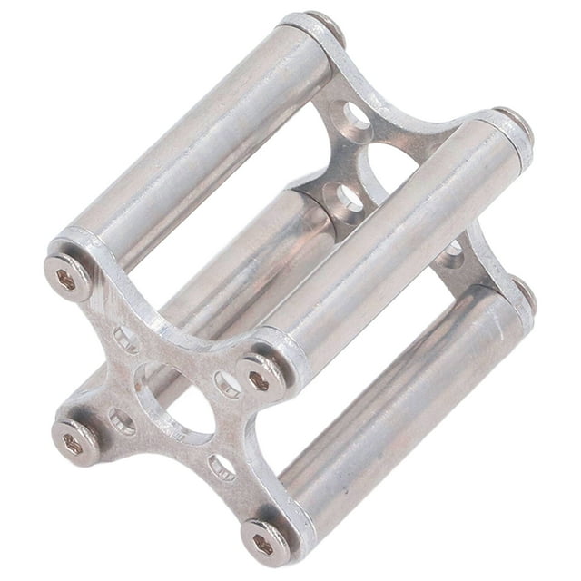 Brushless Motor Cross Mounting Bracket, Aluminum Alloy X Type Fixed Motor Mount Cross Holder for Replacement Silver, Easy to Install and Disassemble, Convenient for Daily