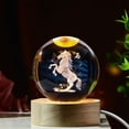 thumbnail image 5 of Luminous Crystal Ball USB Powered Warm Light Decoration For Home Or Entryway, 5 of 7