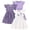 L7-Purple, variant on Toddler Girls Summer Sundress 3 Pack Baby Kids Children Casual Floral Print A-Line Ruffle Sleeve Outfit for Little Big Kids 3T 4T 5T 6T 7T (Sizes 3-4 Years,L4-Hot Pink)