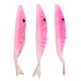 thumbnail image 1 of Paquete De 3 Piezas, Cebo Para Peces De Pesca Suave, Señuelo Del , Swimbait, Crankbait, Fácil De utilizar, Práctico Llevar rojo Cola Señuelo de la pesca suave, 1 of 6
