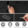 thumbnail image 4 of Leather Desk Pad Protector, 23.6" x 11.8" Waterproof Mouse Pad Desk Mat, Non-Slip PVC Leather Desk Blotter Laptop Desk Pad Writing Pad(Black), 4 of 7