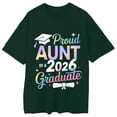 thumbnail image 4 of MEICHEN Graduation Gifts for Her: Women's Leisure Fashion Graduation Season Printed Short Sleeve Tshirts Womens Spring Summer Tops, 4 of 4