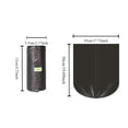 thumbnail image 3 of 100PCS Mixed Color Thicken Disposable Garbage Bags Kitchen Storage Trash Can Liner Bags Protect Privacy Plastic Waste Bag, 3 of 9