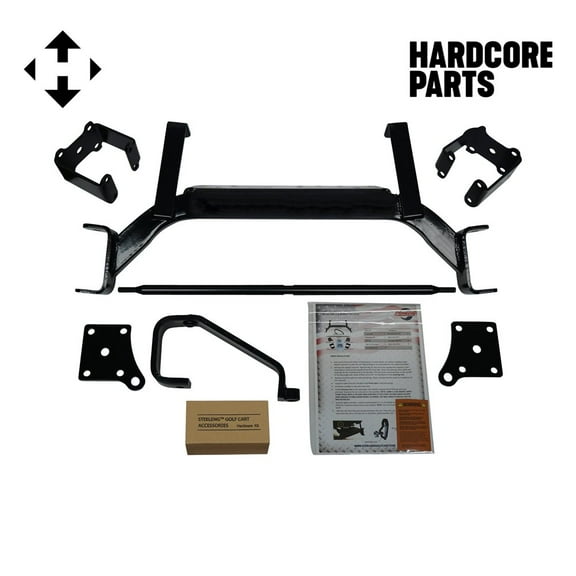 Hardcore Parts 6" Drop Axle Lift Kit for EZGO TXT/PDS (2001.5-2013) Electric Golf Cart