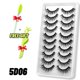 thumbnail image 1 of GROINNEYA Pestañas 3D Mink Lashes Fluffy Soft Wispy Natural Cross Extensión de pestañas Pestañas reutilizables Mink Pestañas postizas Maquillaje Dengxun unisex, 1 of 2