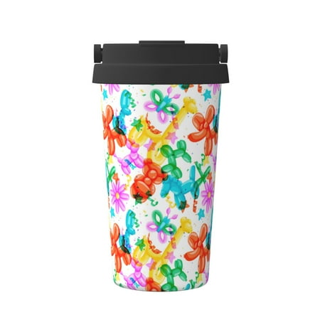 

Hirioo Colorful Air Balloons for Coffee Travel Mug Insulated Coffee Mug with Lid