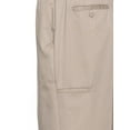 thumbnail image 5 of Mens Full-Elastic Twill Casual Pants with Center-Snaps Closure, 5 of 7