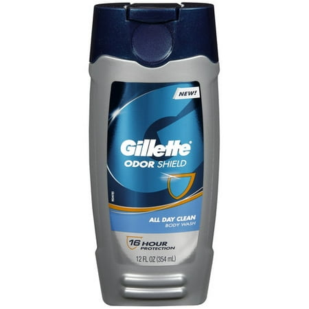Gillette 12 Oz. Odor Shield All Day Clean Body Wash