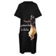 thumbnail image 4 of Bailarina de Hula: vestido holgado adecuado para ropa de moda femenina en idioma hawaiano. La felicidad es Hula, 4 of 6