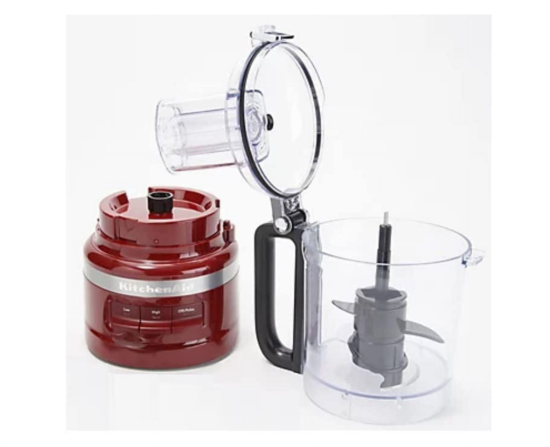 KitchenAid 9-Cup Food Processor Plus 250W BPA-free Gloss Cinnamon Dark Red