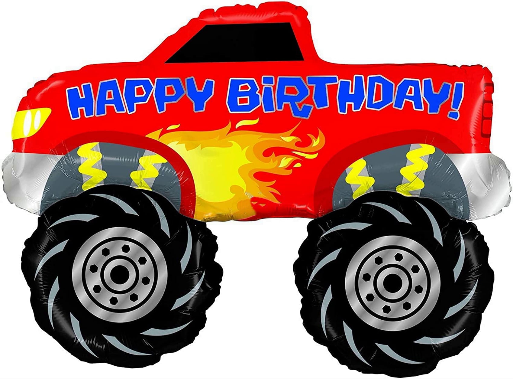Monster Truck Party Supplies 3rd Birthday Balloon Bouquet Decorations