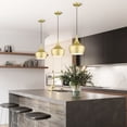 thumbnail image 6 of 41186-33-Livex Lighting-Waldorf - 1 Light Pendant In Industrial Style-18 Inches Tall and 9.5 Inches Wide-Soft Gold/Polished Brass Finish, 6 of 13