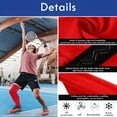 thumbnail image 2 of TELOLY UV Protection Cooling Unisex Athletic Arm Sleeves, L, White/ Red/ Black/ Blue, 8 counts, 2 of 4