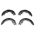 thumbnail image 2 of TRQ Rear Brake Pad & Rotor Kit Brake Pads Brake Rotor Parking Brake Shoe Set Semi-Metallic Fits Select 2005-2010 Scion tC, 2 of 4