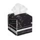 thumbnail image 1 of Fotbe Star Gazing Cat Illustration Porta Pañuelos Decorativo de Cuero, Caja Cuadrada Moderna para Pañuelos Faciales, Organizador y Dispensador 5x5x5'', 1 of 7