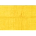 thumbnail image 1 of Ahgly Company Indoor Rectangle Solid Yellow Modern Area Rugs, 2' x 3', 1 of 4
