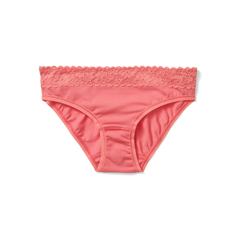 Justice Girls Soft Cotton Bikini Underwear, 6-Pack, Sizes 6-16