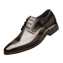 BOBOGOJP Mens Oxford Dress Shoes Retro Casual Dress Shoes for Men