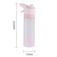 thumbnail image 3 of Escalada Botellas de color degradado y asa - Taza de agua con función de pulverización a presión para hidratar, 3 of 5