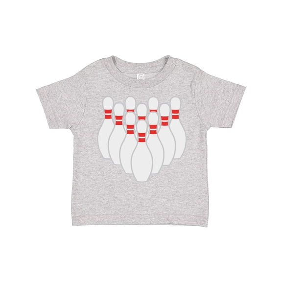 Inktastic Ten Pins for Bowling Boys or Girls Toddler T-Shirt