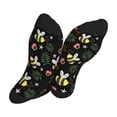 thumbnail image 5 of KLL Bees Print Cool Socks Men's Women's Crew Socks Funny Crazy Novelty Stockings, 5 of 7