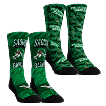 Unisex Rock Em Socks Saquon Barkley Philadelphia Eagles 2-Pack Reverse Hurdle Crew Socks Set