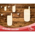 thumbnail image 3 of Unfinished Wood Flip Phone Shape | DIY Craft Cutout 20" / 3/4", 3 of 3