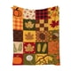 thumbnail image 2 of Thanksgiving Pumpkin Maple Leaf Fruit Blanket Digital Print Flannel Blanket Warm And Cozy Nap Blanket, 2 of 6