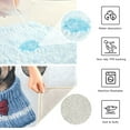 thumbnail image 3 of Yayeee Bath Rug for Bathroom Floor Non Slip Rectangle Fluffy Soft Absorbent Mat, 16"x24", Gray Cute Dog Artist, 3 of 7