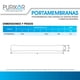 thumbnail image 3 of Portamembranas para Sistemas de Ósmosis Inversa comercial Industrial Purikor PK-PM40E300-1, 3 of 4