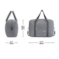 thumbnail image 5 of Lightweight Foldable Duffel Bags for Spirit Airlines Personal Item Bag 18x14x8 Underseat Carry on Waterproof Travel Tote Handbag with Shoulder Strap, 5 of 6